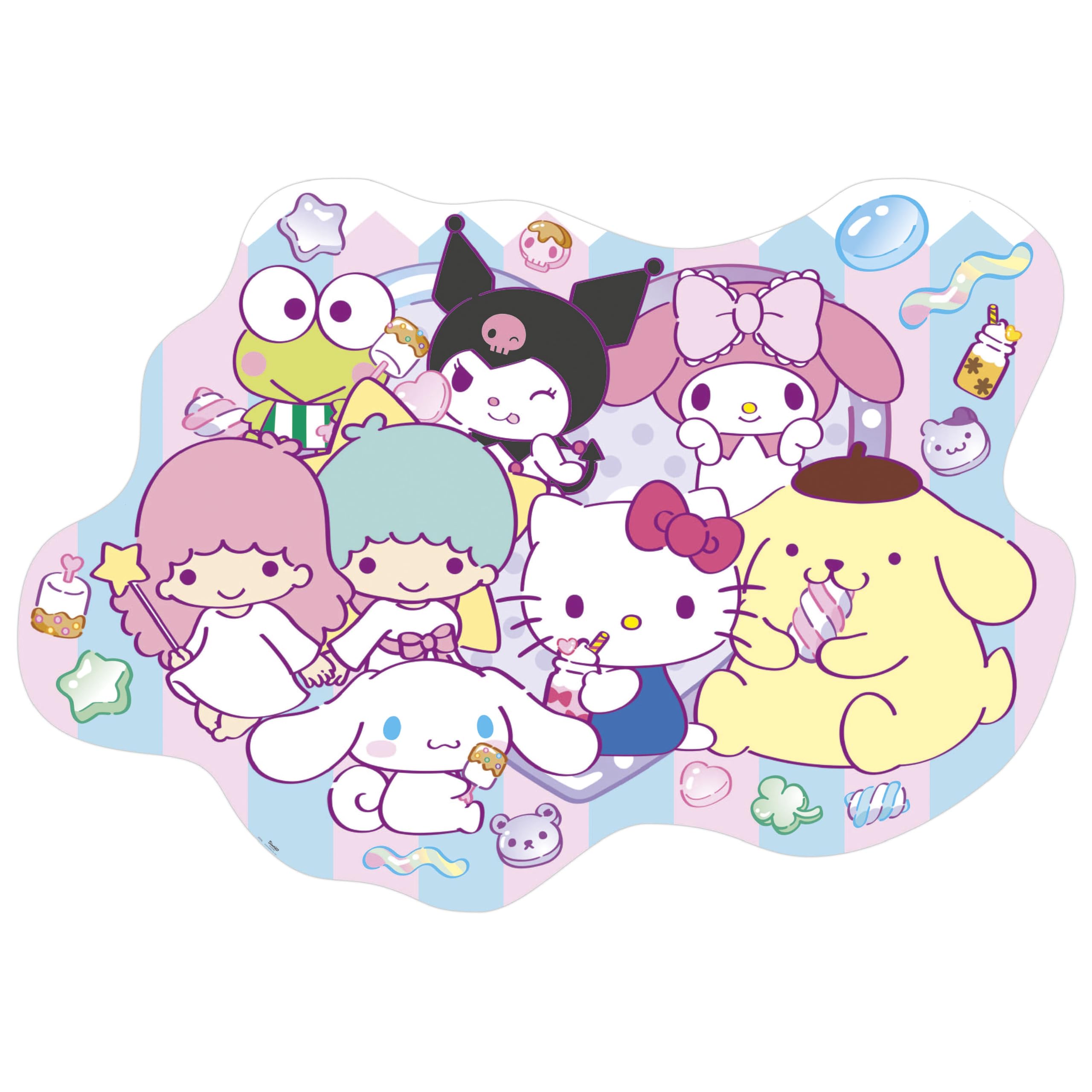 Educa - Hello Kitty & Friends | Poster Puzzle Infantil de 250 Piezas y de Grandes Dimensiones: 100 x 70 cm | A Partir de 8 9 10 años (20506) — view 2