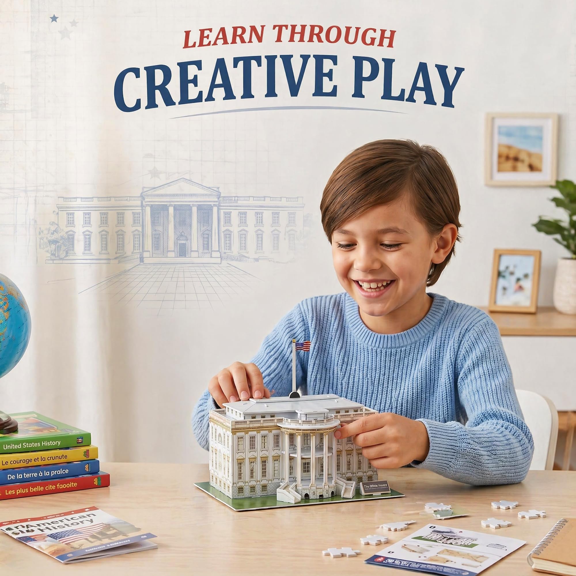 Amazon.com: Liberty Imports The White House 3D Puzzle