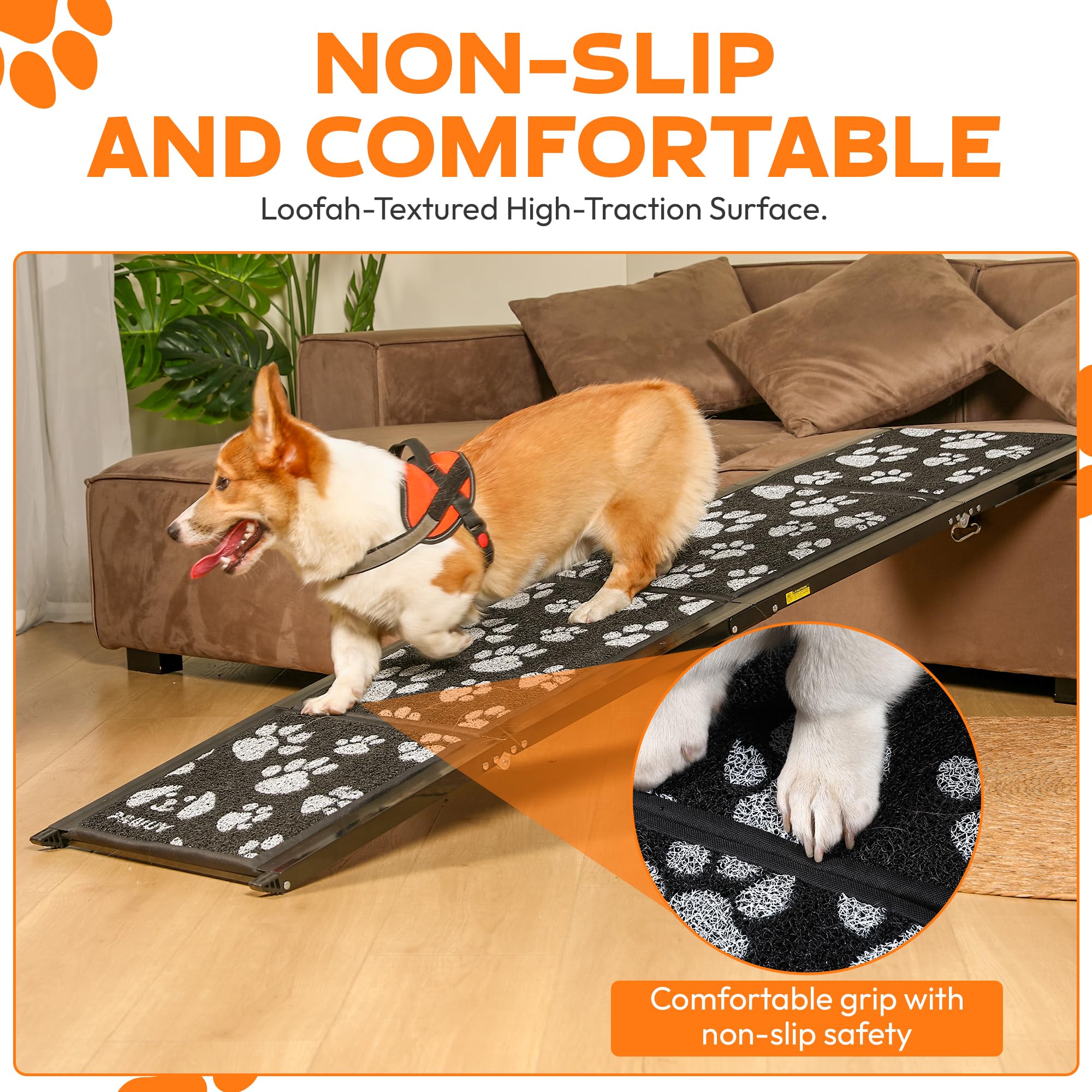 Rampa plegable para perros