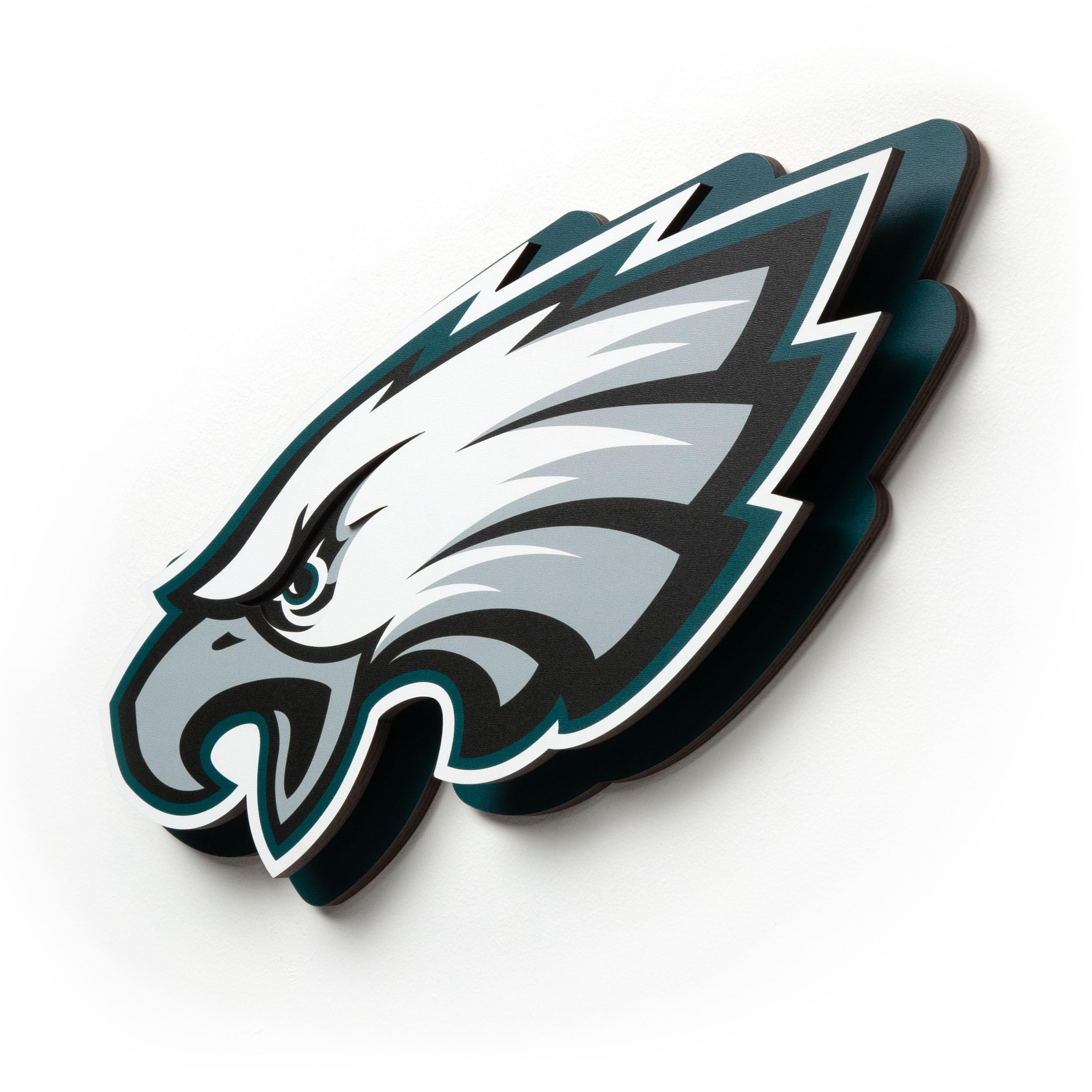 YouTheFan NFL Philadelphia Eagles 3D Logo Die Cut Wall Art