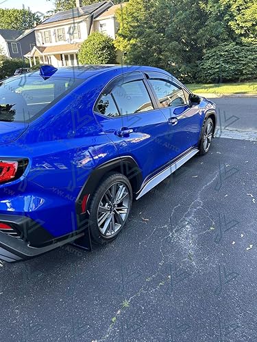 Miniatura 2 de YW AUTO - Deflectores para visera de ventana, protector de lluvia compatible con Subaru WRX 2022