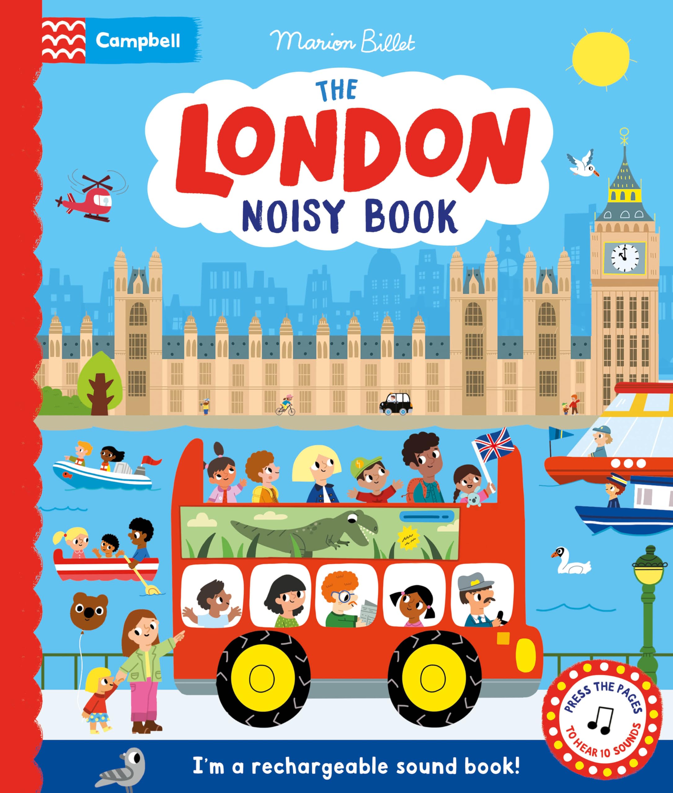 The London Noisy Book: A fun-packed sound book, with no batteries needed! (Campbell London)