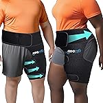 5 in 1 Hip Brace for Women Men Sciatica Pain Relief Devices - Adjustable Groin, Hip Flexor Compression Wrap for Comfortable Thigh, Hamstring & Sciatic Nerve Support, Improved Mobility & Recovery