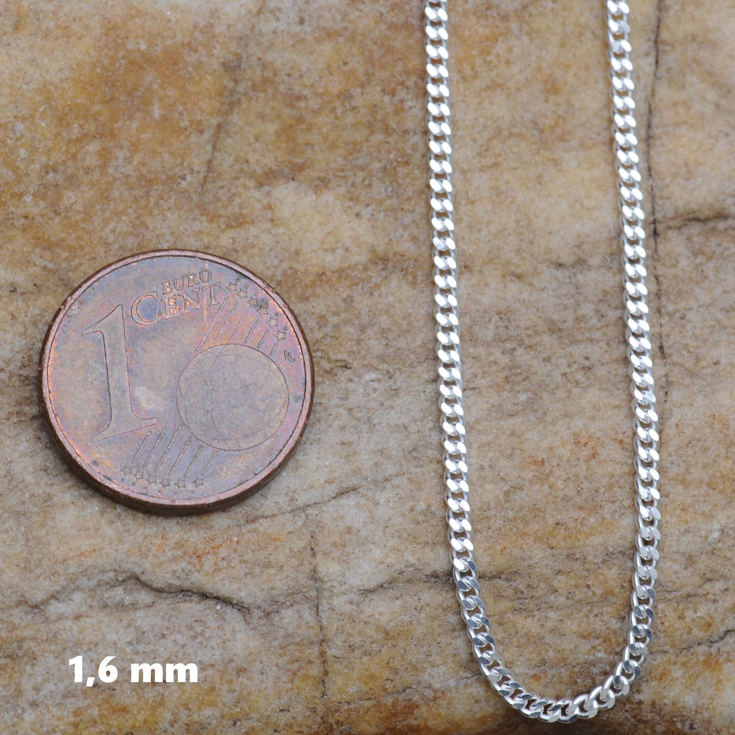 Panzerkette Halskette 925 Sterlingsilber Auswahl