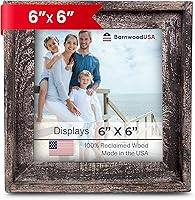 Vista 155 de BarnwoodUSA - Portarretratos con marco de estilo rústico