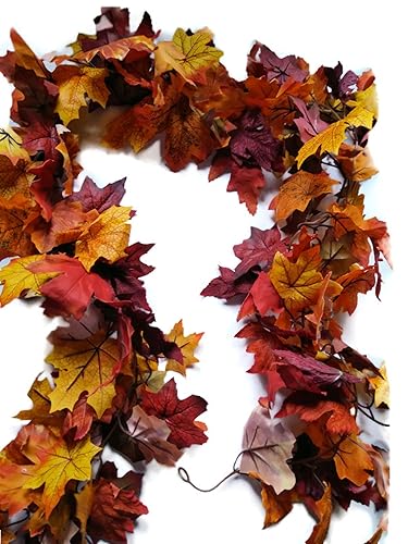 Autumn Leaves Garland for Fall Home Decorating