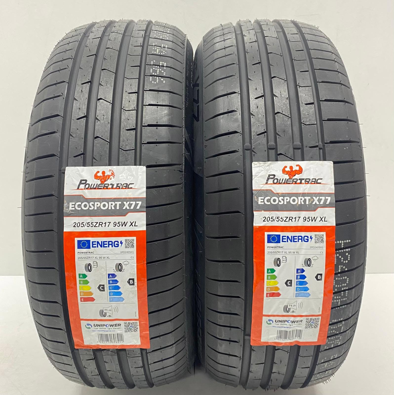 2 X 205 55 17 POWERTRAC ECOSPORT 205/55ZR17 95W XL EXTRA LOAD M+S