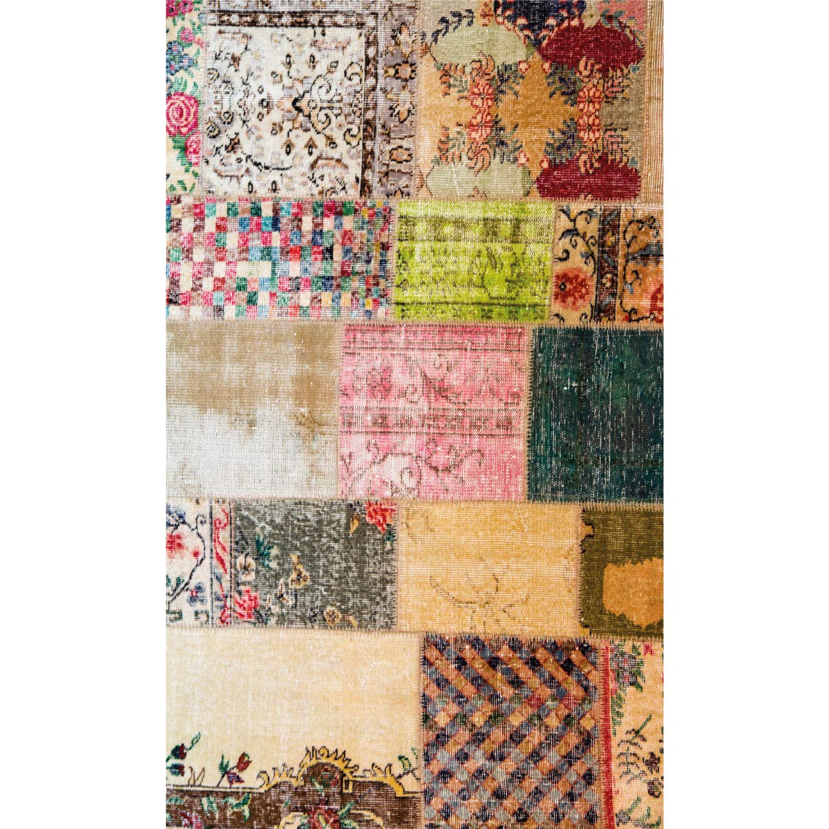 Ambiance Vintage Vinyl Floor Mat - 60 x 100cm, Multicoloured, 60 x 100 cm - Image 2