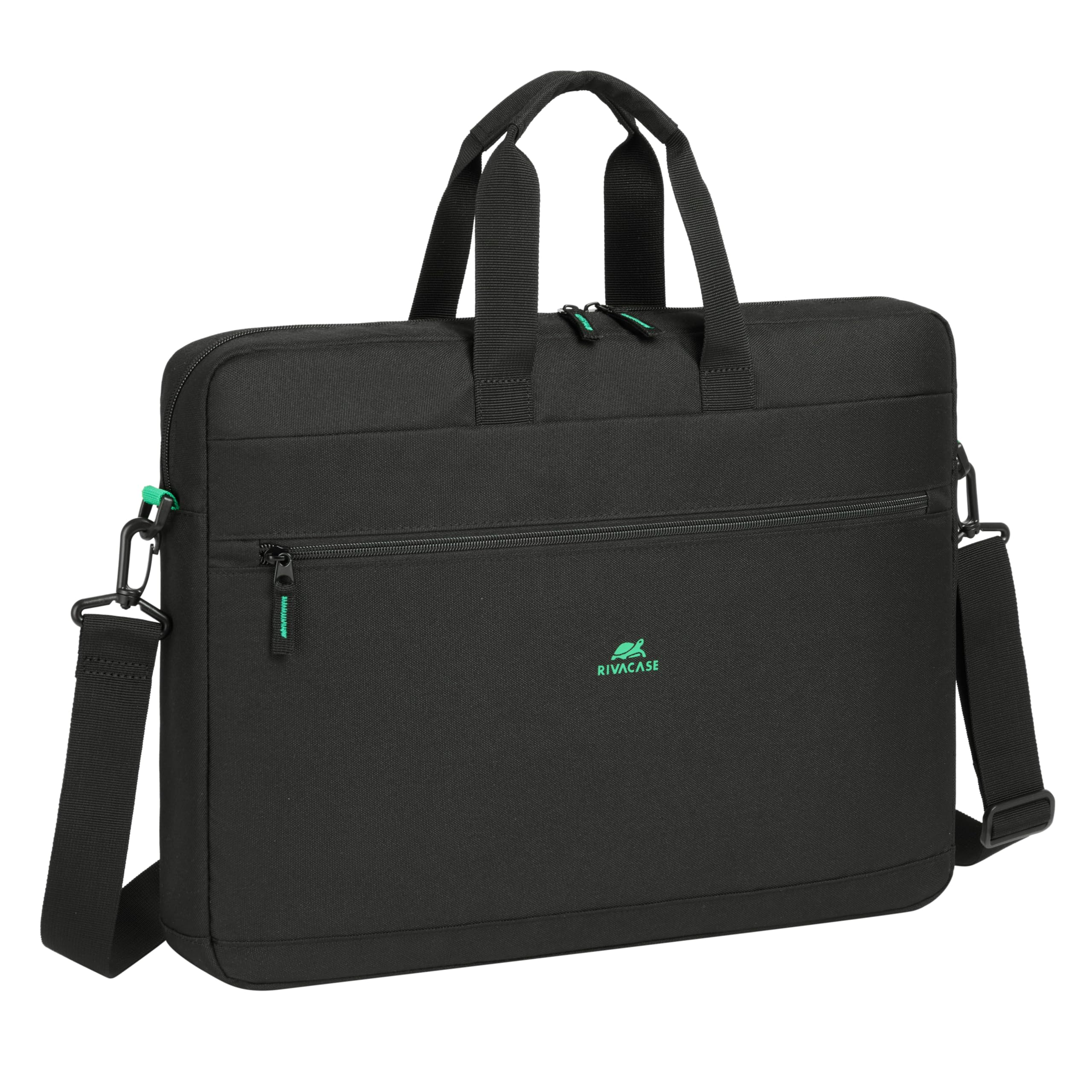 Bolsa para ordenador portátil impermeable Rivacase con carga superior y correa 8