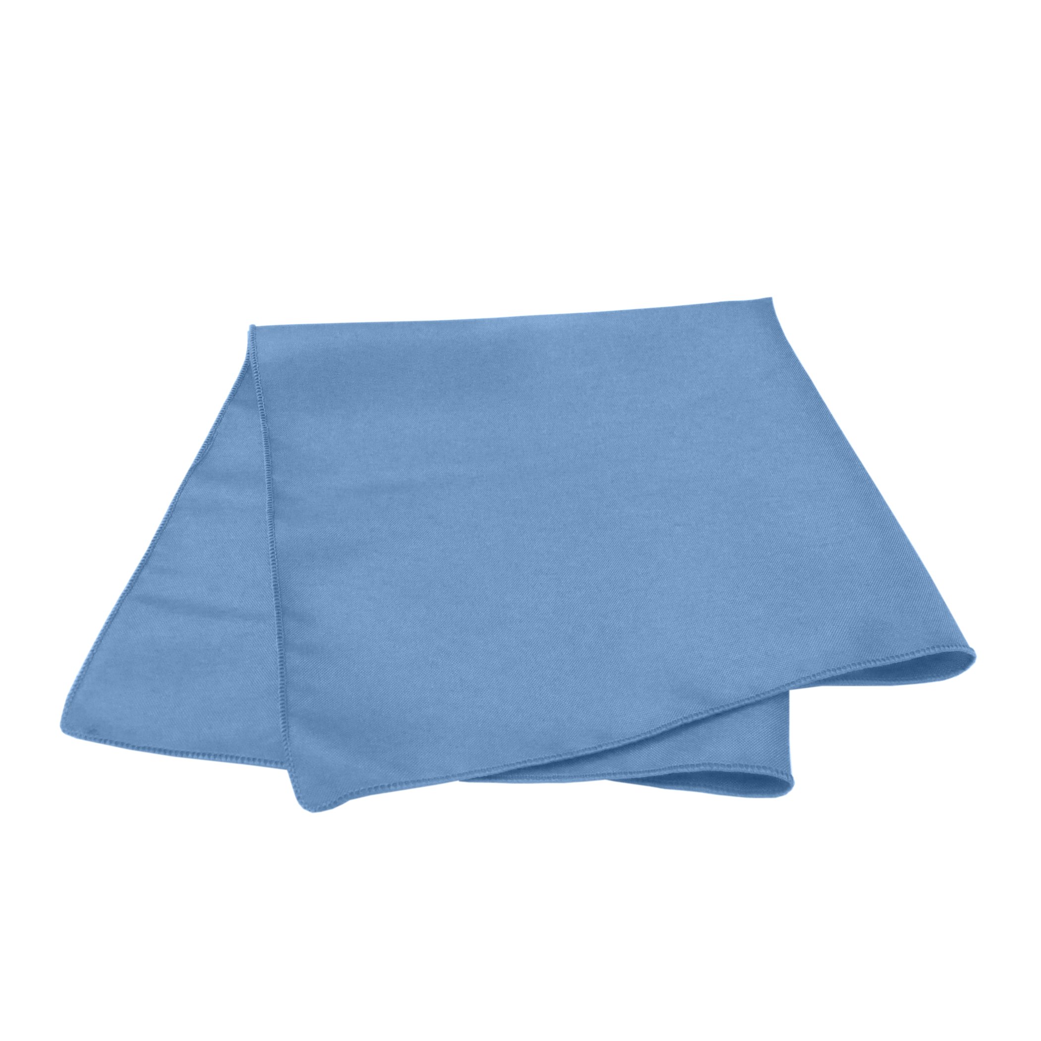 Ultimate Textile 10 docenas de servilletas de tela de poliéster de 50,8 x 50,8 cm, color azul claro
