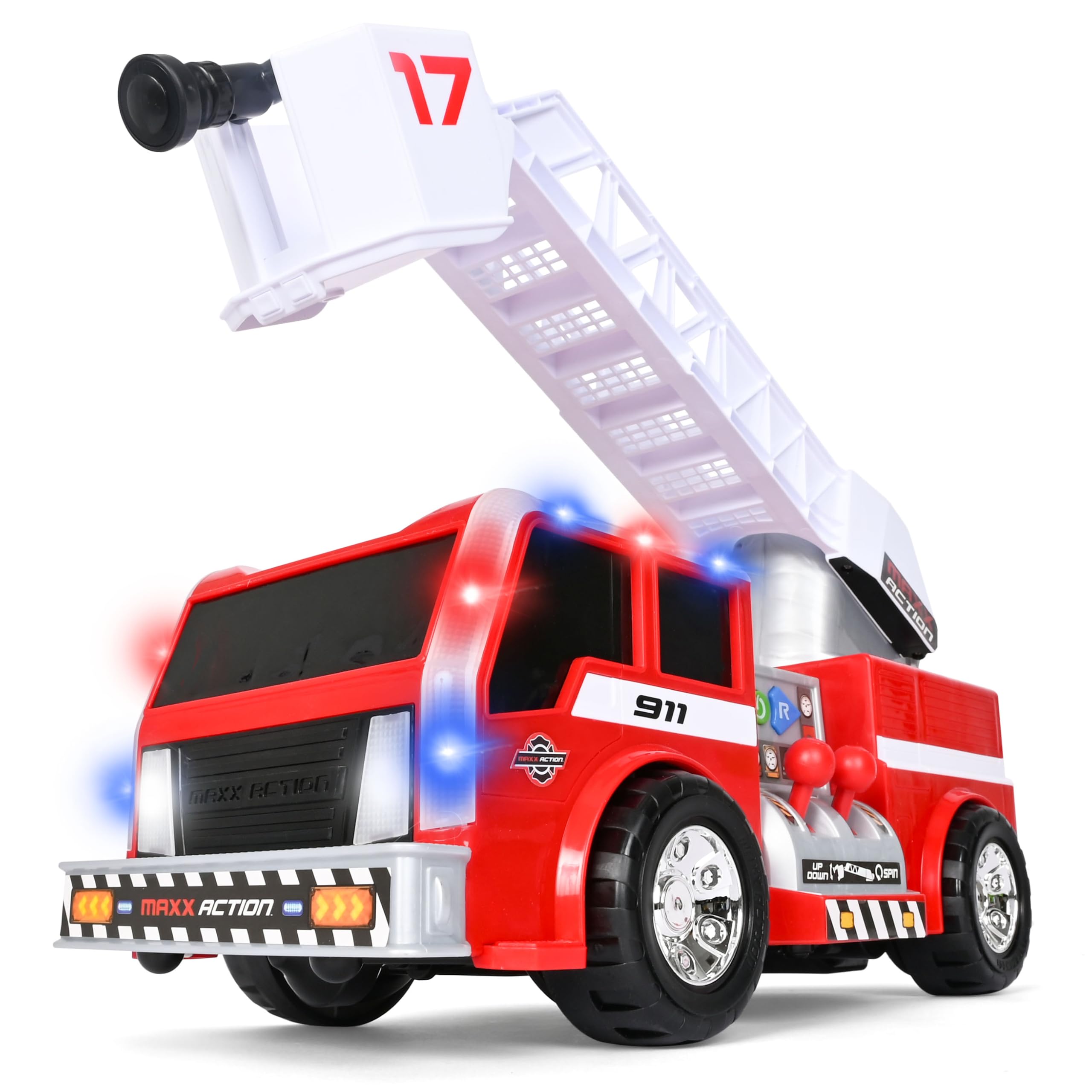 Amazon.com: Maxx Action 2-N-1 Firetruck with Joystick Controls