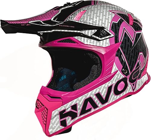 Miniatura 1 de HAX Fullface - Casco todoterreno para adultos, cuatrimoto, motos de nieve