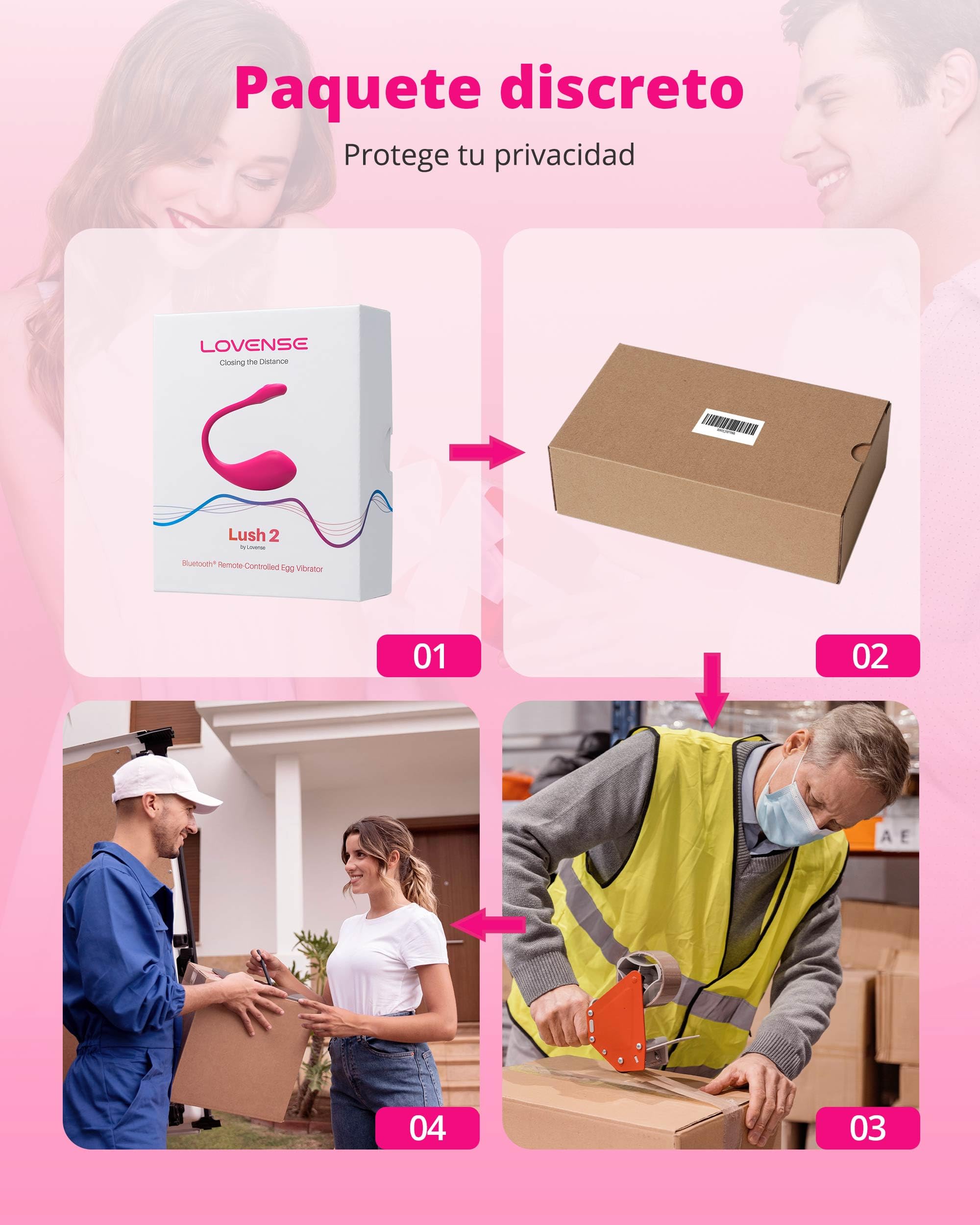 LOVENSE Lush 2 Oeuf Vibrant Connecté pour Femme, Vibromasseur Bluetooth avec Contrôle à Distance via Application, Stimulateur Point G Puissant, Jouet Connecté pour Couple