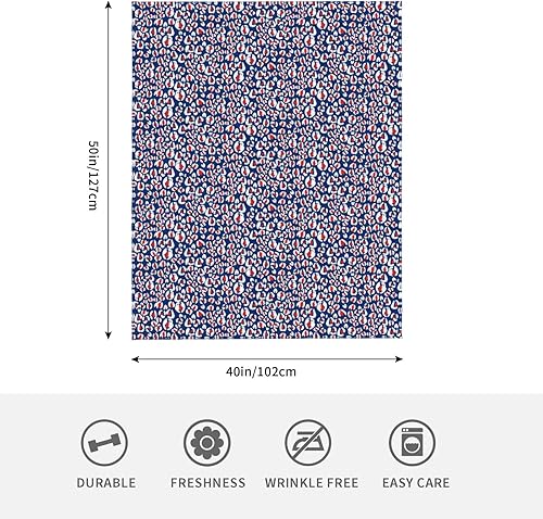 Miniatura 3 de Leopard Throw Blanket for Women Soft Summer Fleece Blanket Washable Travel Lightweight Blanket for Sofa Bed Couch All Season -50"x40"