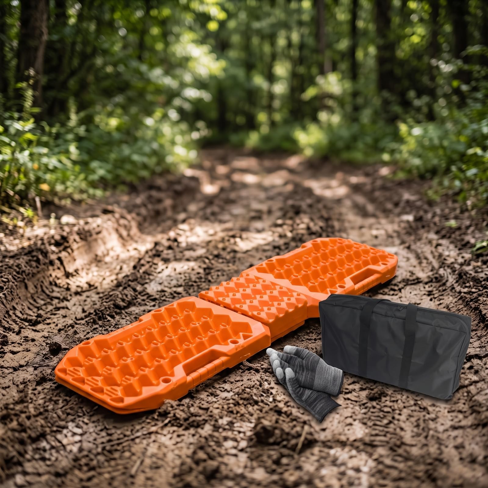 Plancha satasco con Bolsa Conectable Rampa Recuperación Vehículo para Nieve