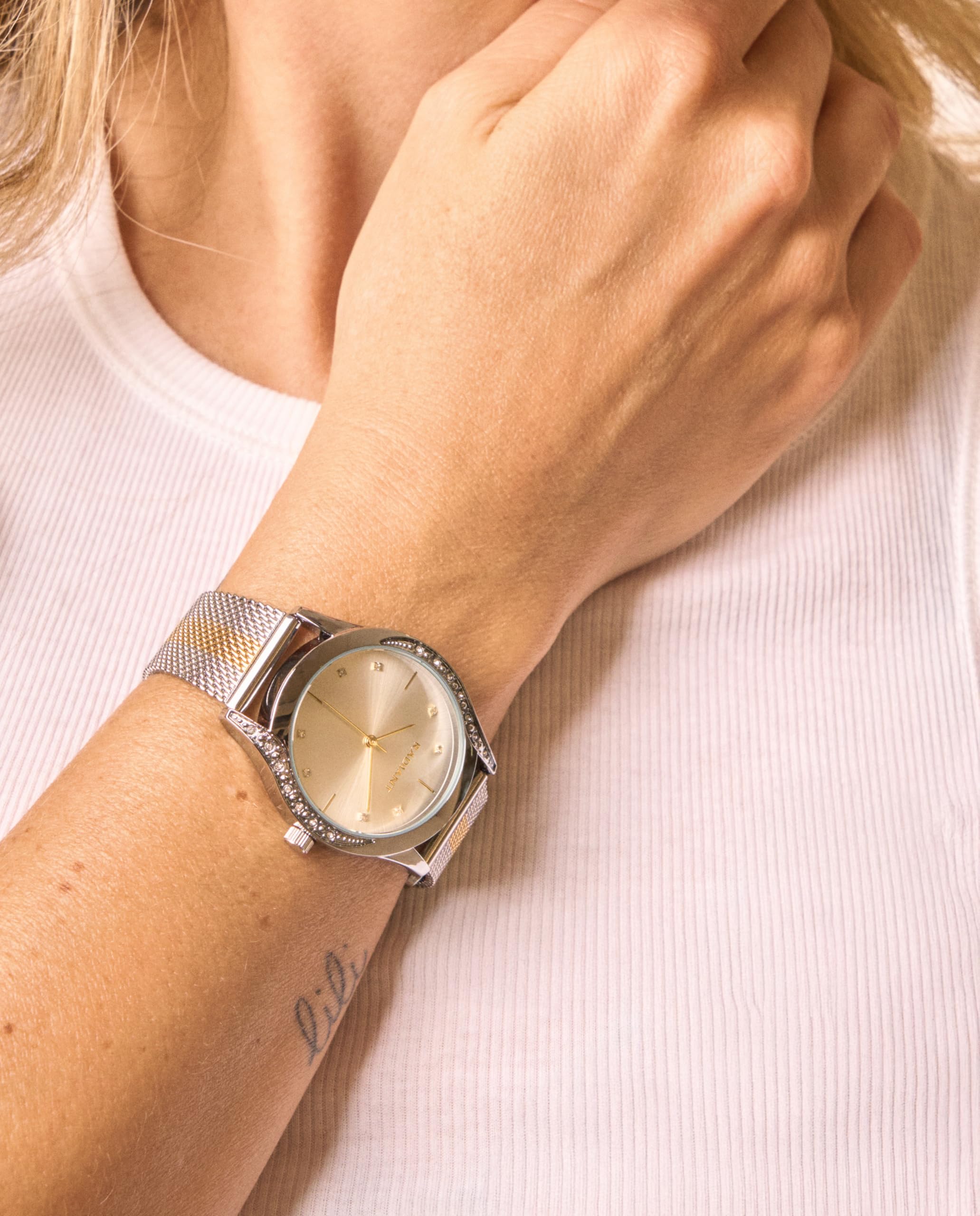 Radiant - Colección Tigy - Reloj analógico. Reloj de Pulsera para Mujer. Reloj de Brazalete.