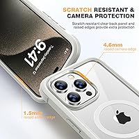 Vista 618 de Diaclara - Funda diseñada para iPhone 15 Plus de 6.7 pulgadas, transparente, cuerpo completo, con protector de pantalla, resistente de protección