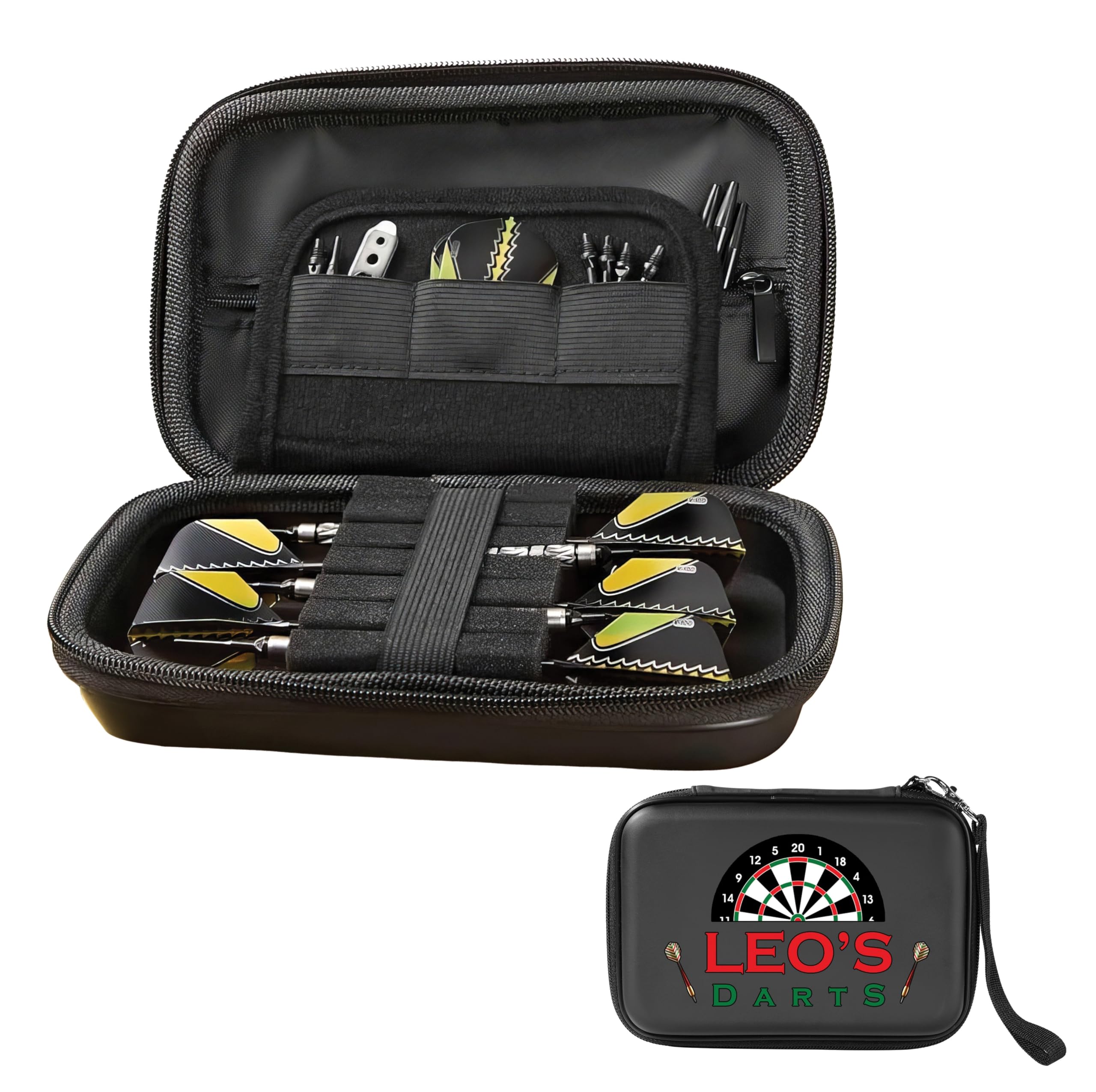 Varsany Personalised Darts Case – Accessories 6 Storage Box, Custom Dart Cases & Wallets, Portable Darts Storage Solution - Style 3