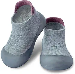 Sapatos de bebê para meninos e meninas primeira caminhada, antiderrapante, sola macia, tênis para bebês e meninas