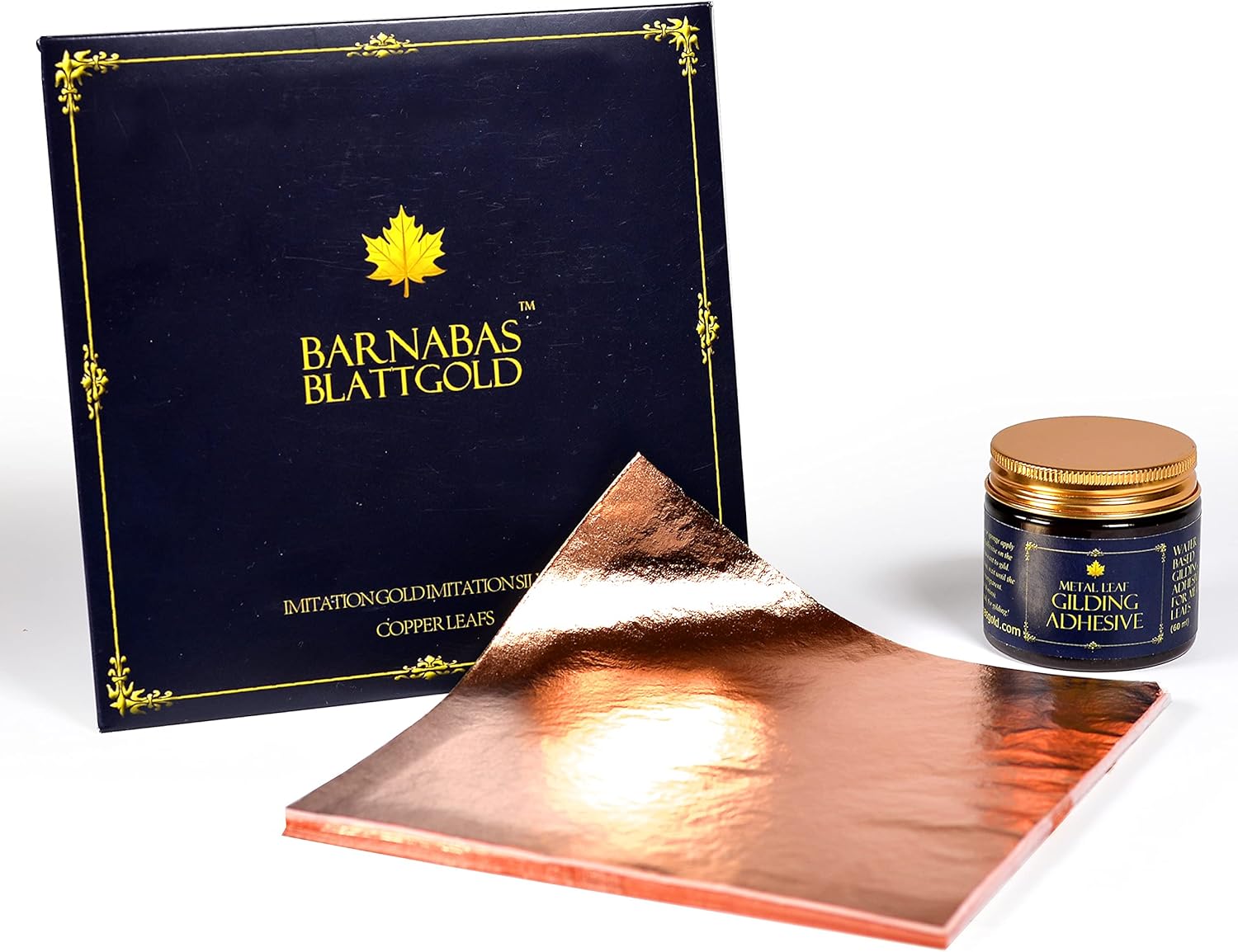 Copper Leaf Gilding Starter Kit 100 Sheets of Genuine