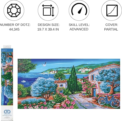 Miniatura 2 de DIAMOND DOTZ  - La Provence, taladro parcial, puntos redondos, kits de pintura de diamantes, kits de arte de diamantes para adultos, arte de gemas,