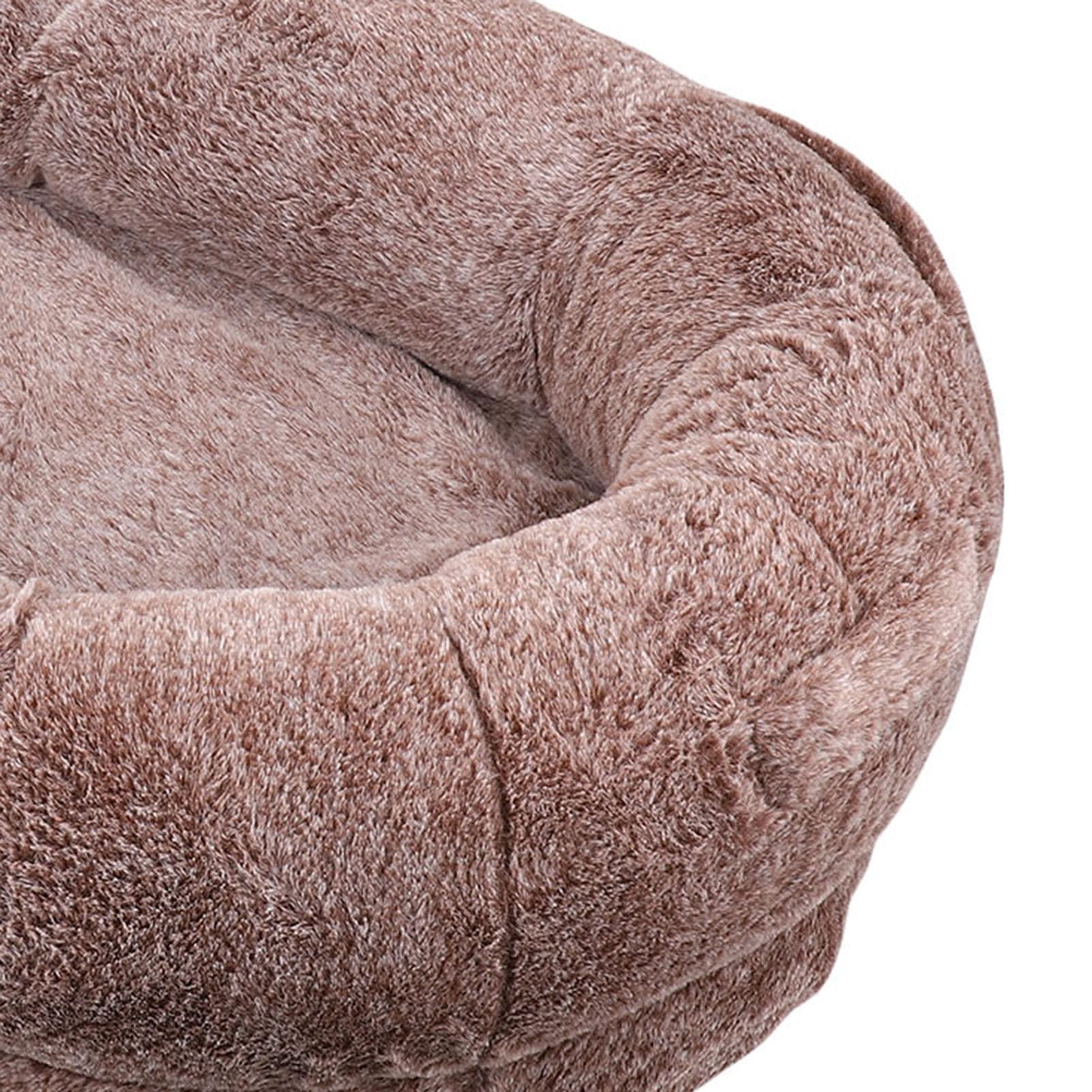 Dioche Legowisko dla Psa Wielkości Człowieka Duża Pluszowa, Zmywalna, Zdejmowana Sofa dla Zwierząt do Salonu Sypialnia Gradalny Kolor Kawy Ergonomiczne Wsparcie Antypoślizgowa Podstawa (135*85*30cm)