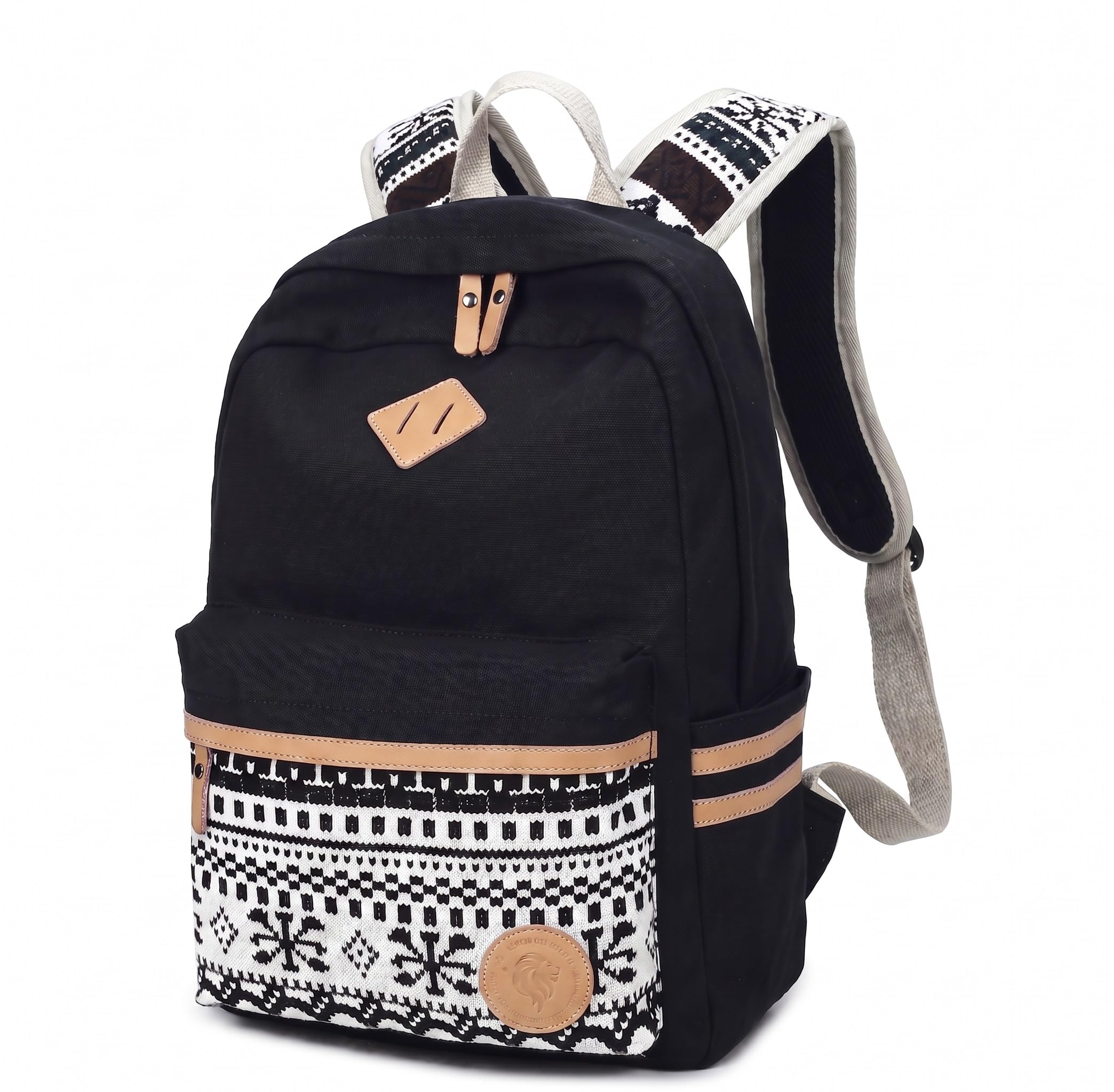 elvyna Printed Backpack for College, Large Capacity, Stylish and Trendy School Bag for Women-picture-29