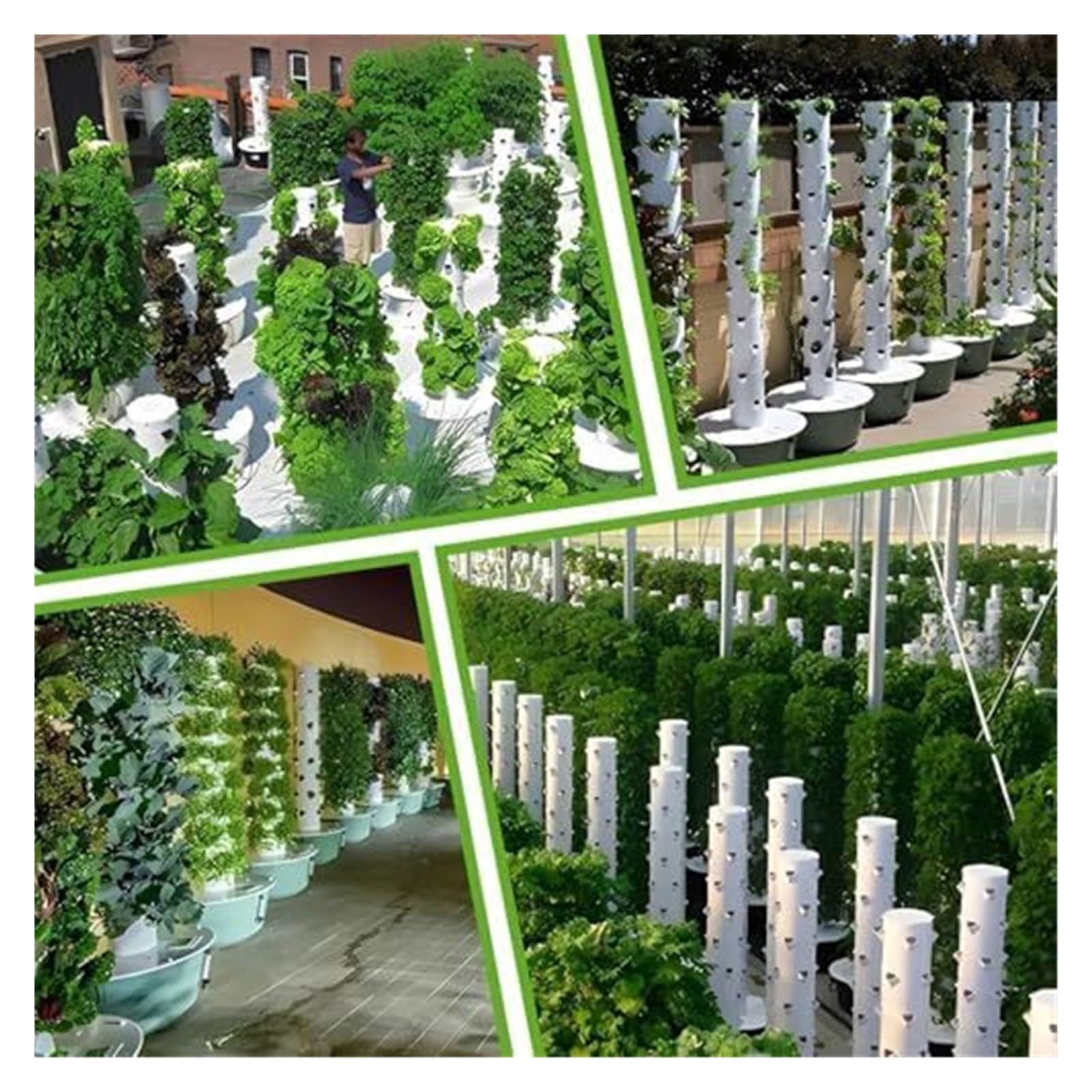 Sistema de cultivo hidropónico para interiores, Torre hidropónica for jardín interior, sistema Vertical de plantas con bomba, kit cultivo hierbas sin suelo(5th floor)