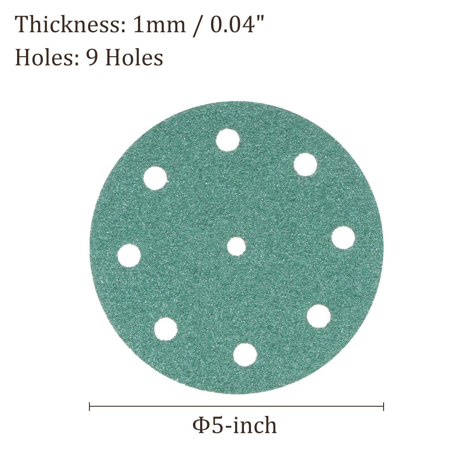 Kozelo 25pcs Green Film Sanding Discs - Image 3