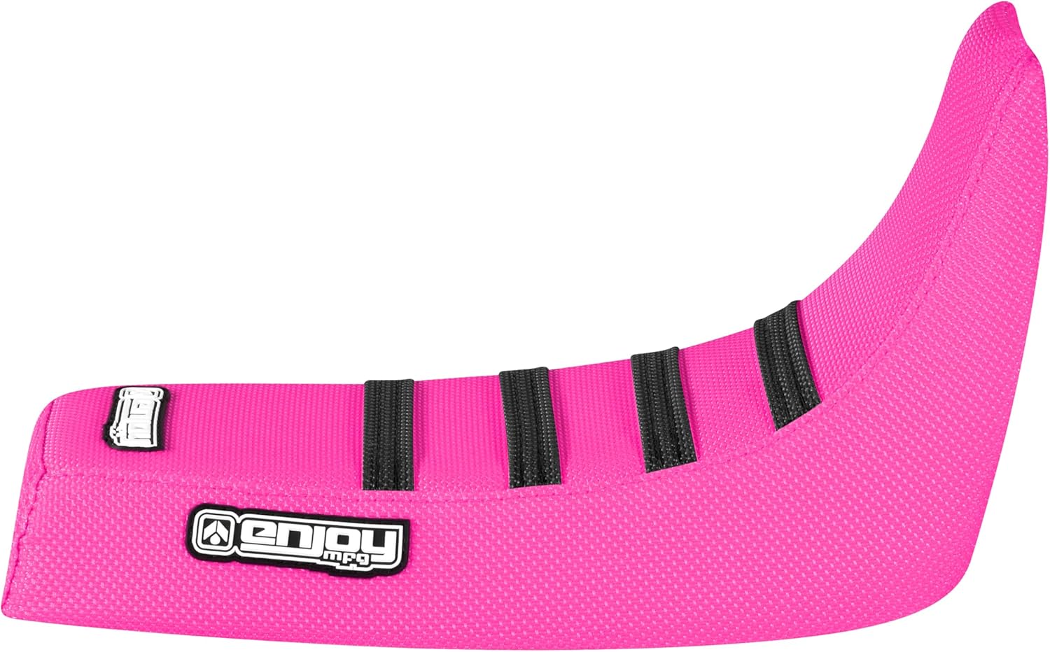 Enjoy Mfg Seat Cover - Compatible with Yamaha PW 50 (Black Ribs) #91 (All Pink with Black Ribs)
