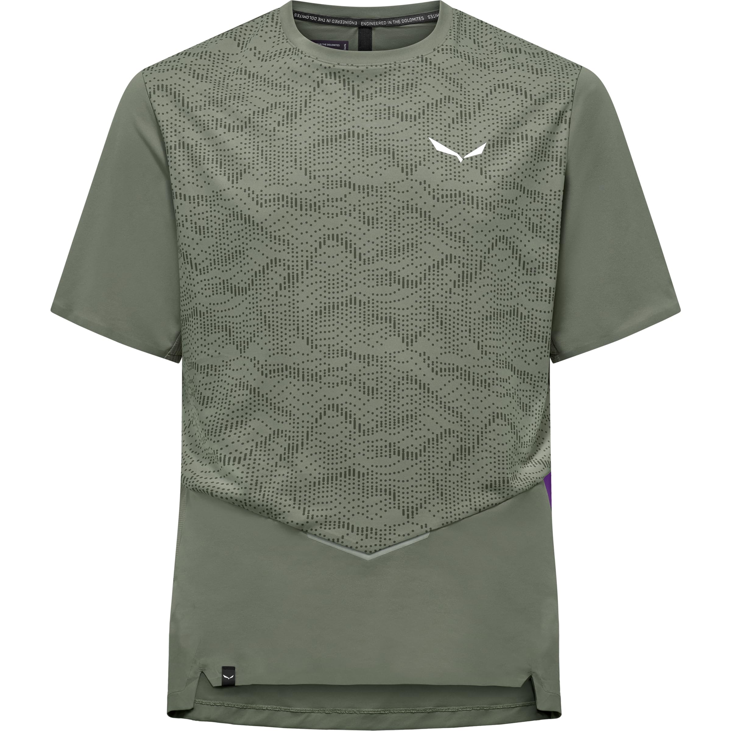 Salewa Herren Pedroc Tech Dry T-Shirt, Faded Green, XL