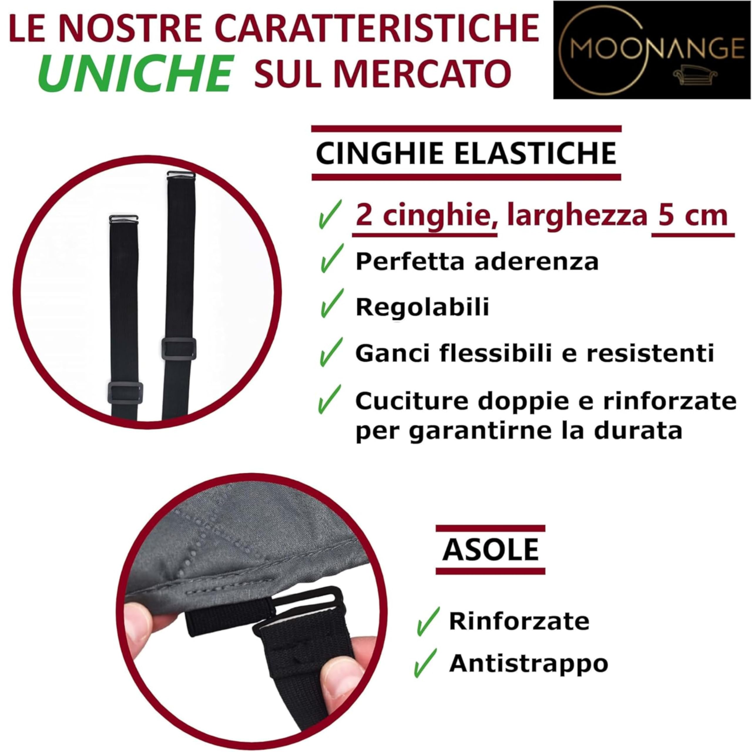 Moonange - Copridivano 4 Posti - Copridivano con Braccioli - Seduta 200 cm - Impermeabile - Reversibile - Antiscivolo - Antimacchia - Antigraffio - Antipelo - Copridivano moderno - Tortora