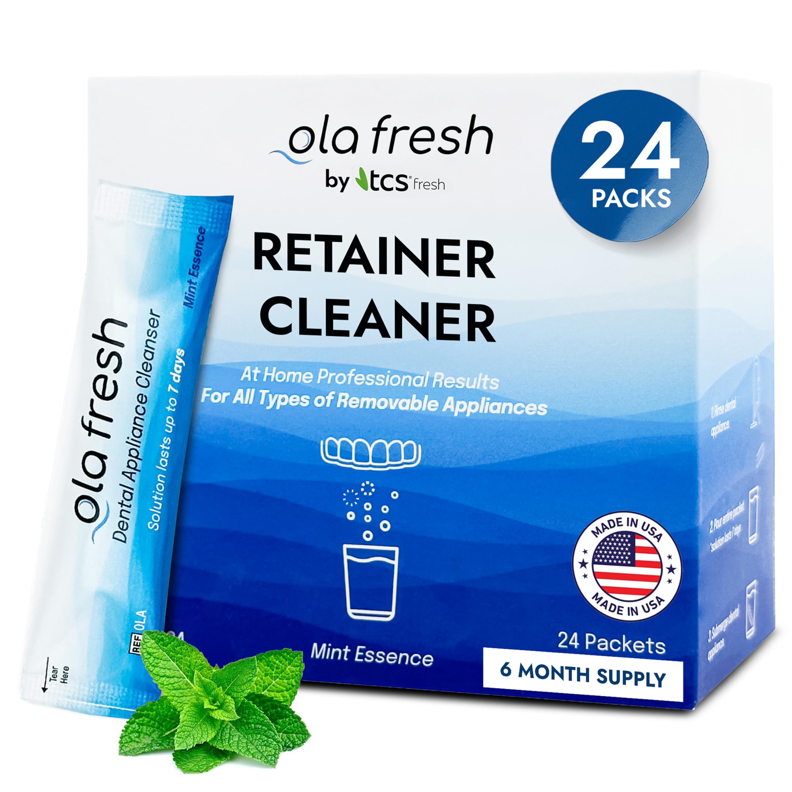 Amazon.com : TCS Fresh Dental Appliance Cleanser, Professional