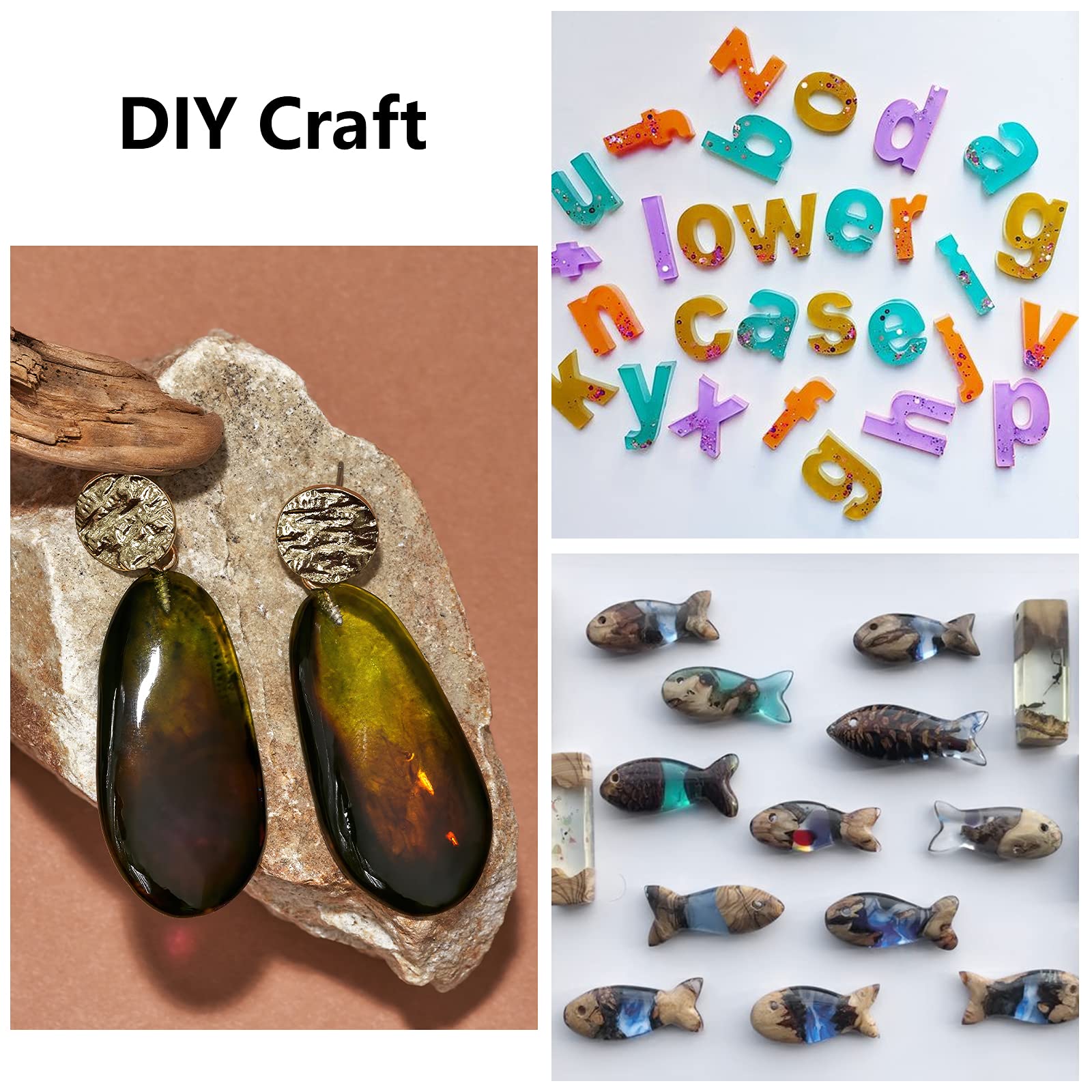 FansArriche Epoxy Resin Kit 360ml/385g Epoxy Resin for Casting and