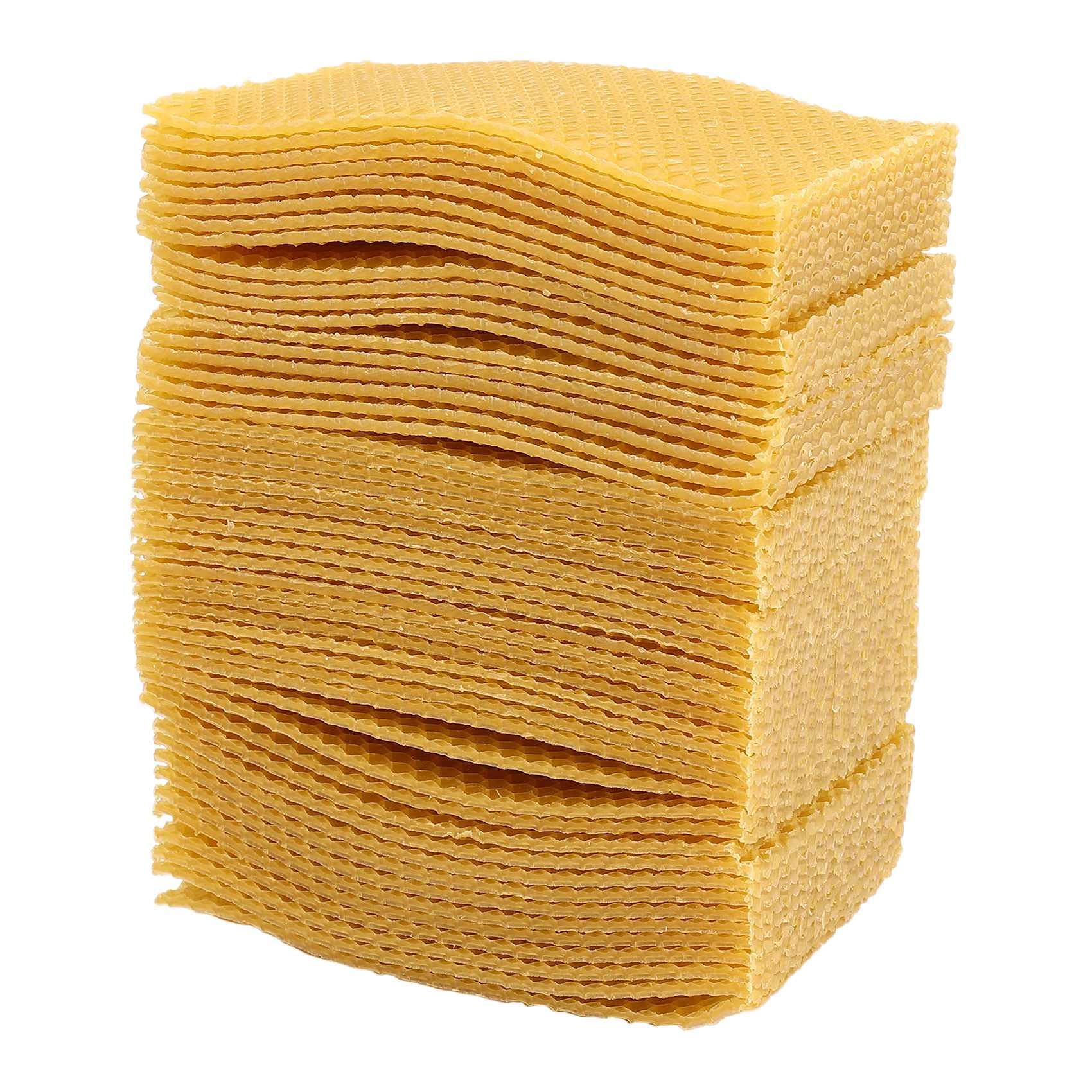 Turodeuo 50PCS Beekeeping Hive Beekeeping Honeycomb Foundation Frame Hive Garden Hive Beekeeping Tools