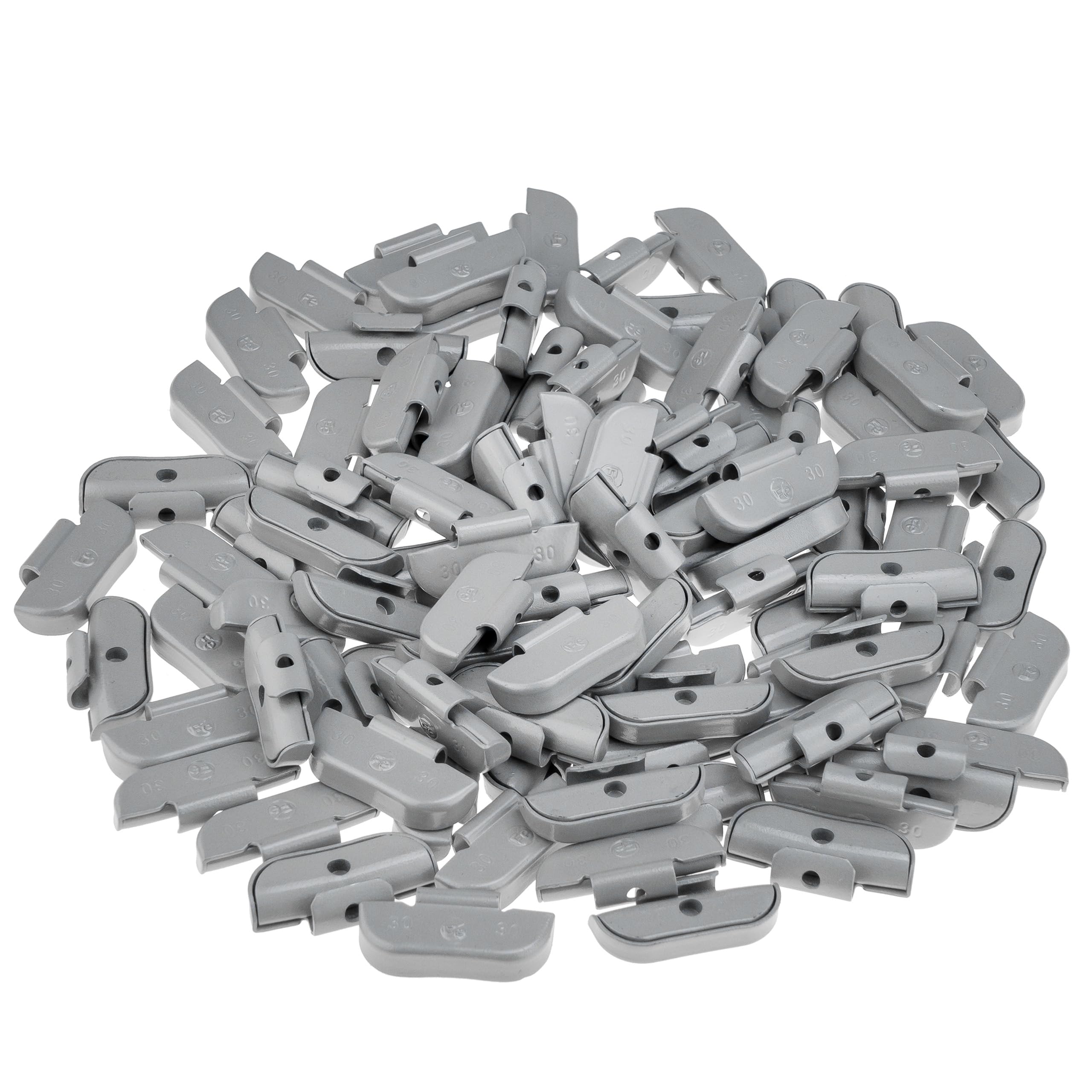 Stix Lot de 100 Masses d’équilibrage 30g en Acier FE/S pour Jantes Acier (3kg)