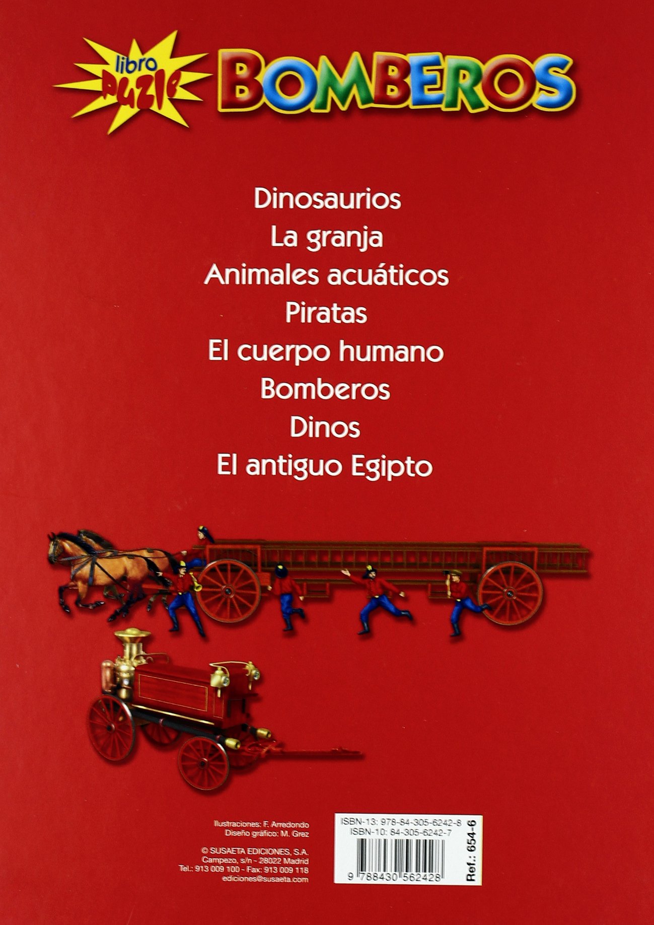 Bomberos (Libro Puzle)