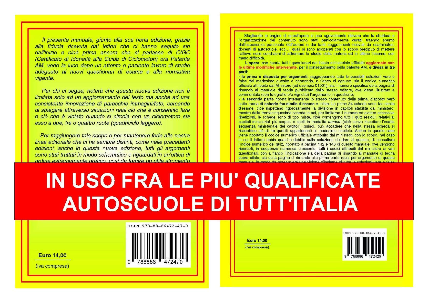 PATENTE AM - TEORIA con prova pratica più tutti i QUIZ MINISTERIALI 2026