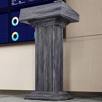 Wood Lectern Wood Podium Reception, Restaurant Tall Podium Standing Pulpit Lectern Stand-Up Lectern, Heavy Duty Church Pulpit Conference Debate Stand, for Churches Conference Business Speech