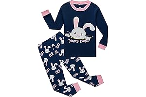 Matching Easter Pajamas Family Matching Outfits Little Boys Pajamas Sets 100% Cotton Long Sleeve Pjs