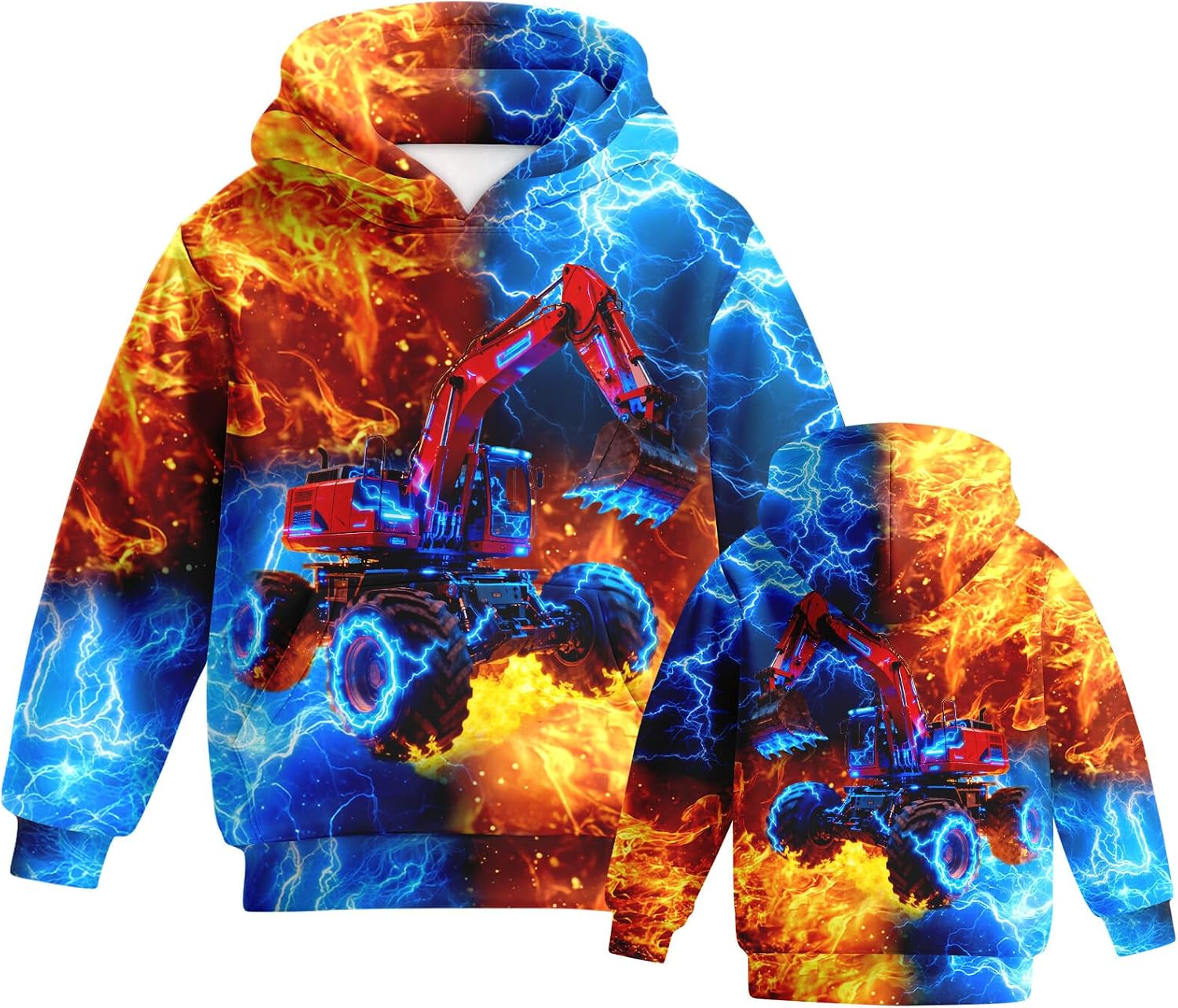 Kids Graphic Hoodies Boys Girls Ages 3-13