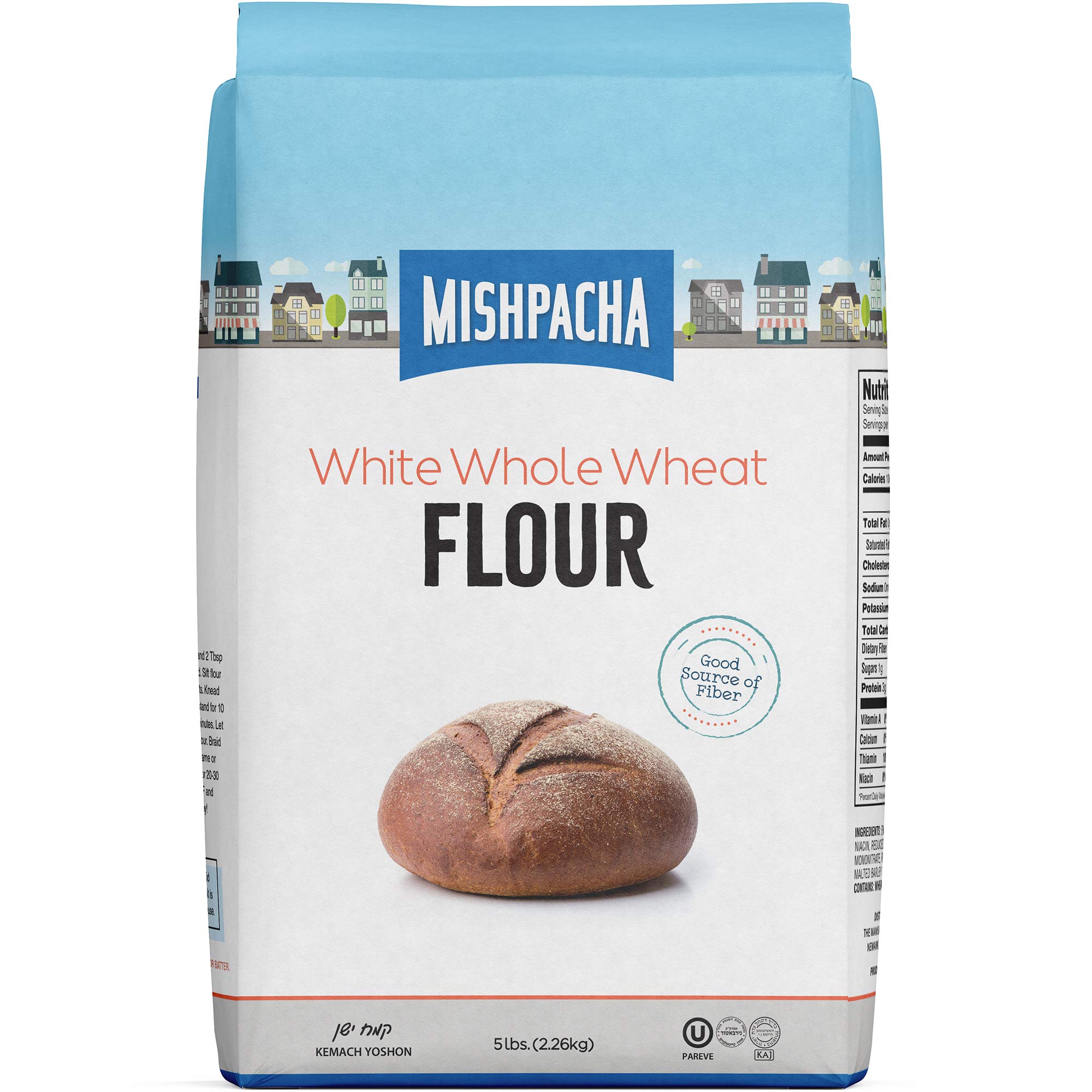 Buy Mishpacha 100 White Unbleached Whole Wheat Flour (5 Pounds) Whole