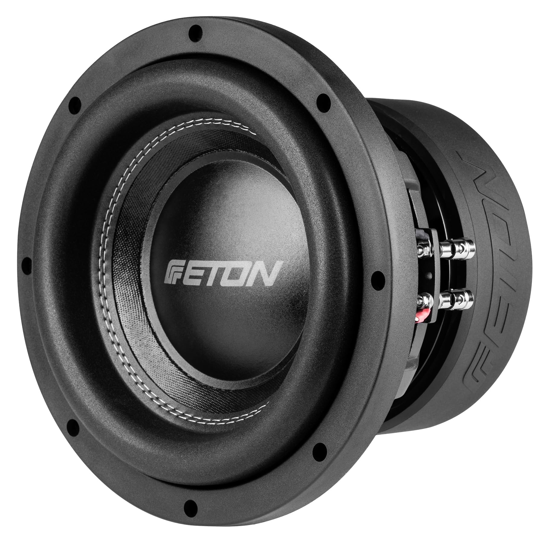 ETON MW 10 – Kraftvoller 25 cm / 10 Zoll Subwoofer, Langhub Bass fürs Auto, Tiefton Lautsprecher mit Ferrit-Magnet, 2 x 2 Ohm Doppelschwingspule, 2 x 550 Watt, 1 St.