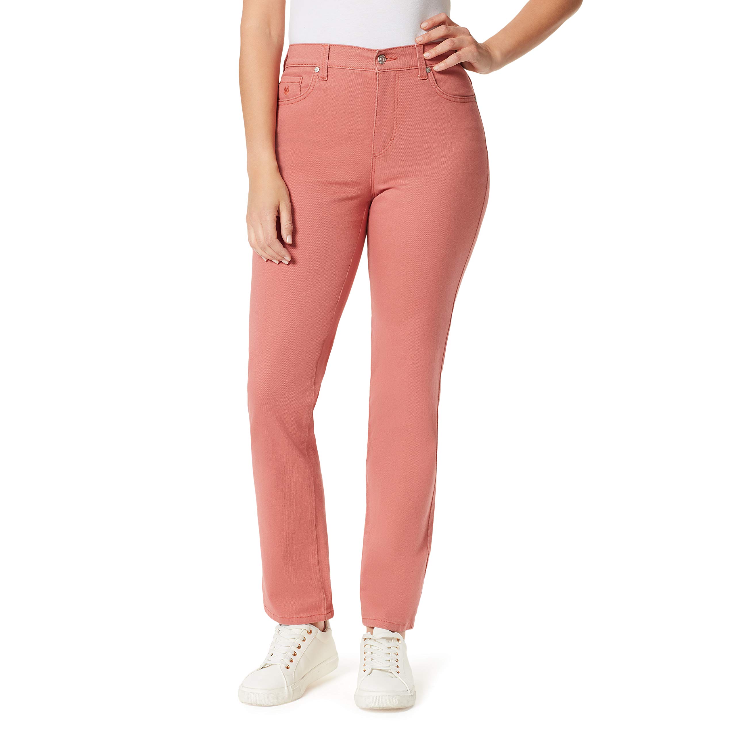 Gloria Vanderbilt Womens Amanda Classic High Rise Tapered Jean Plus Size