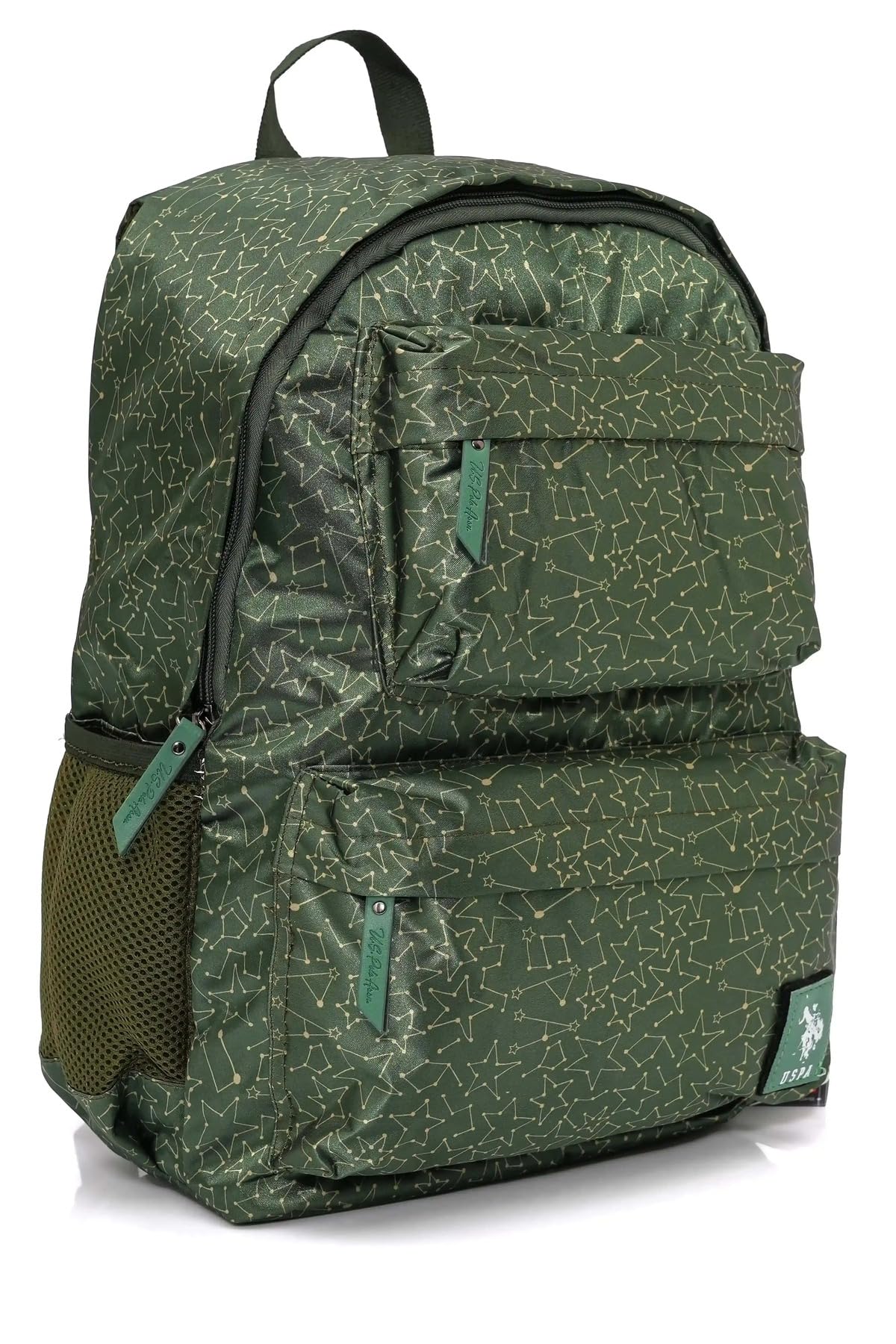 U.S. POLO ASSN. U.S. Polo. Assn. Unisex Okul Çanta Seti Plset2213716,Yeşil Tek Ebat