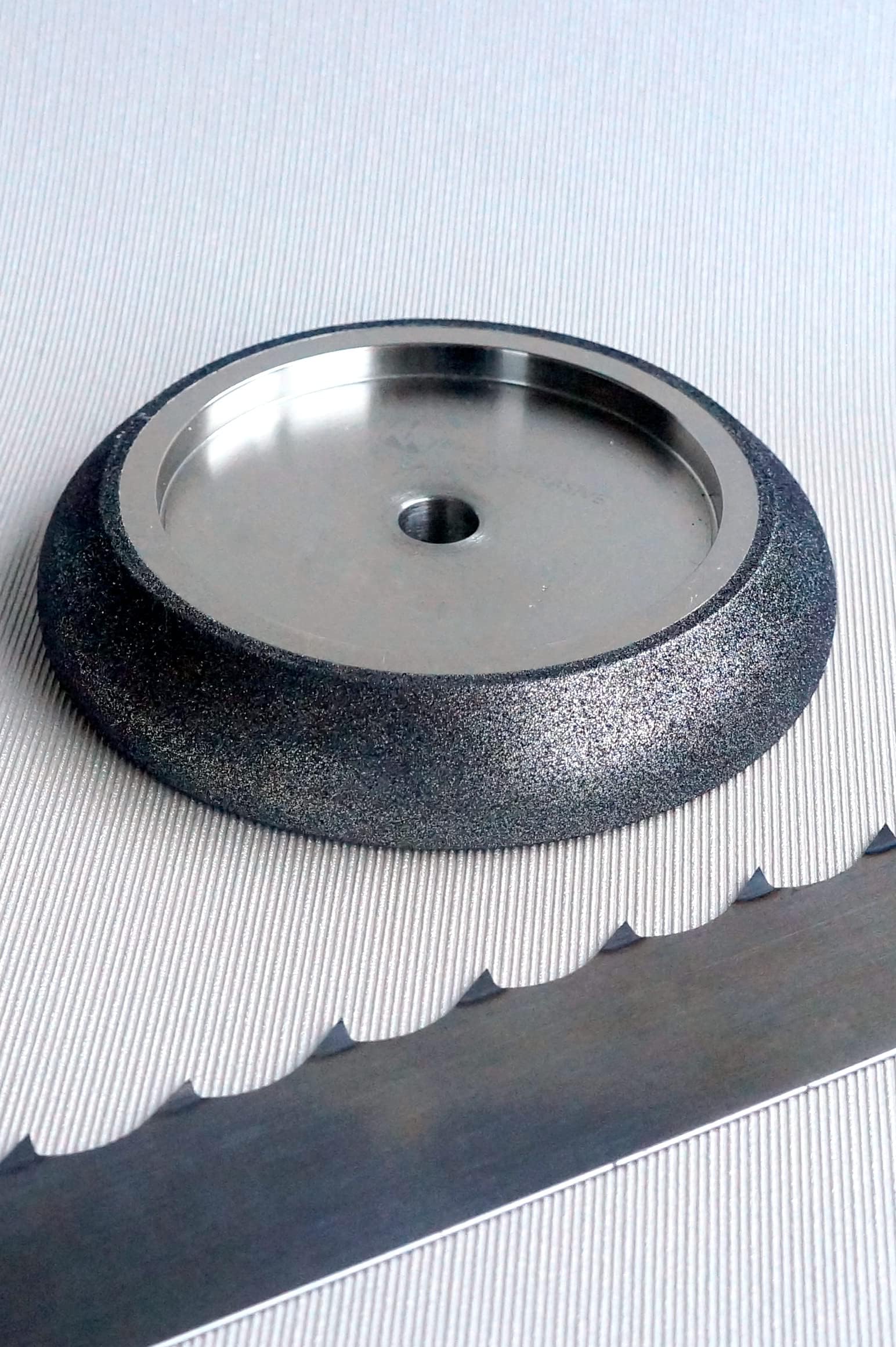 6" CBN Band Saw Sharpening Wheel to Grind Wood Mizer 9/29 Saw Blades