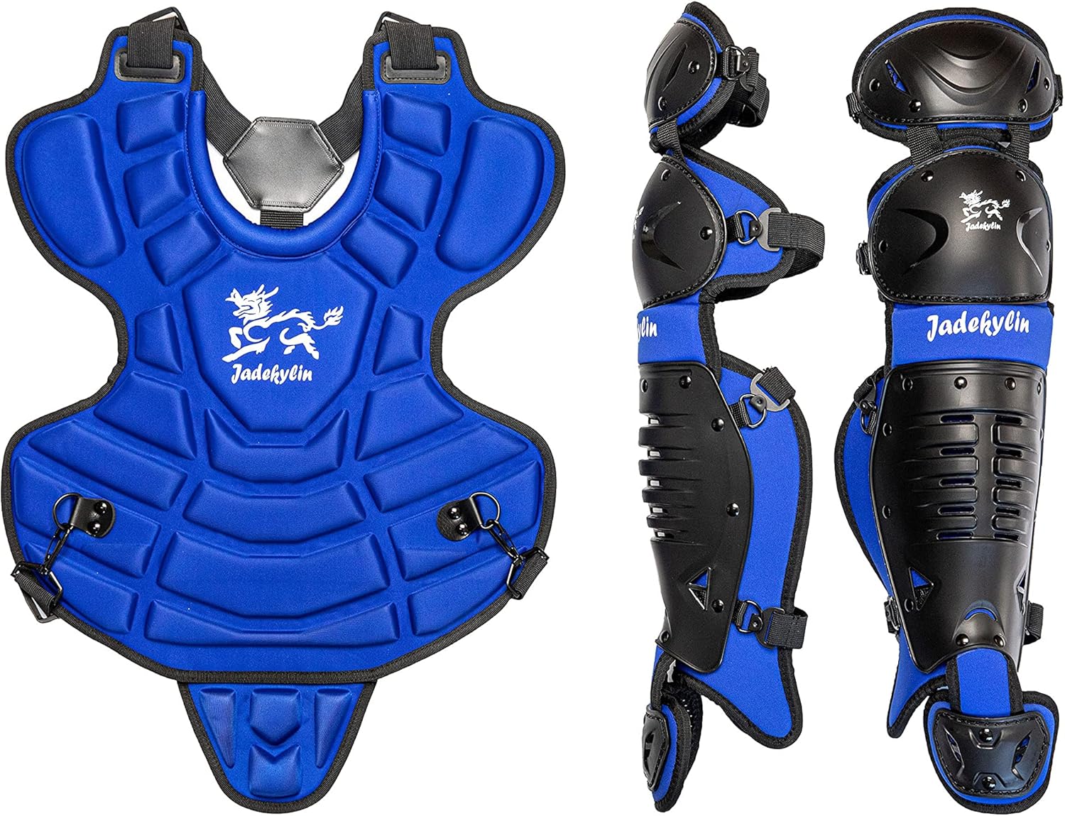 Jadekylin 14" Baseball Catcher Gear Youth Age 9 to 12 (Royal Blue) : Sports & Outdoors