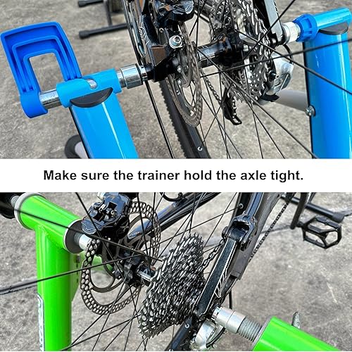 Miniatura 5 de Adaptador de eje pasante de bicicleta para Kinetic Saris CycleOps Elite TacX para entrenadores de interior de 0.472in, eje de 1.01.51.75 paso de