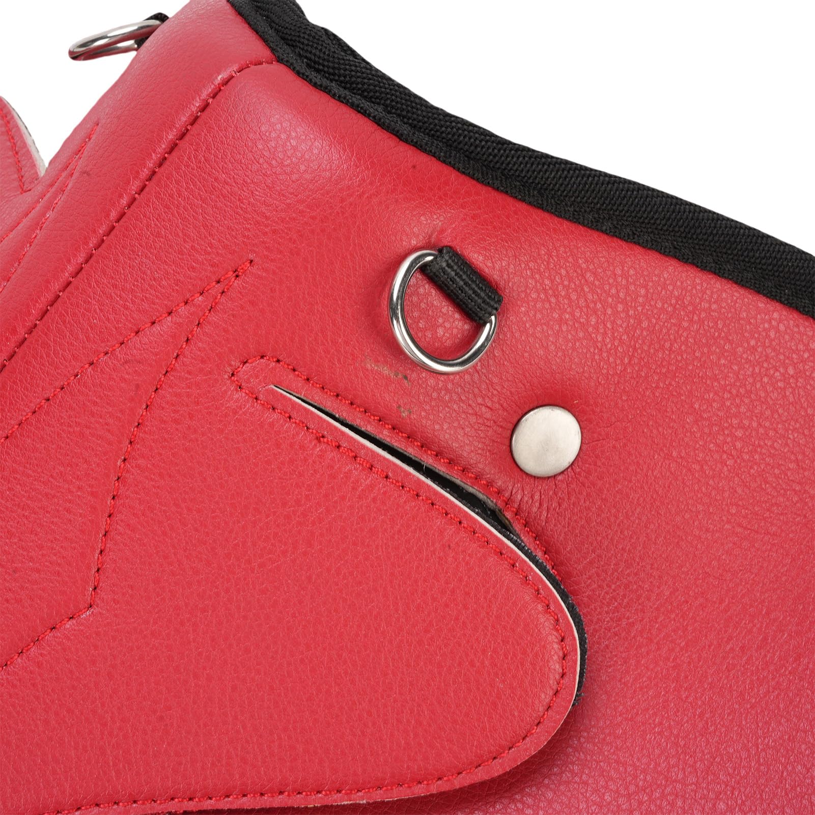 Topiky Almohadilla para Silla de Montar de Caballo, Cojín Protector Cómodo, Antideslizante, Amortiguador, Color Rojo, 18,9 X 18,9 Pulgadas, para Eventos de Equitación