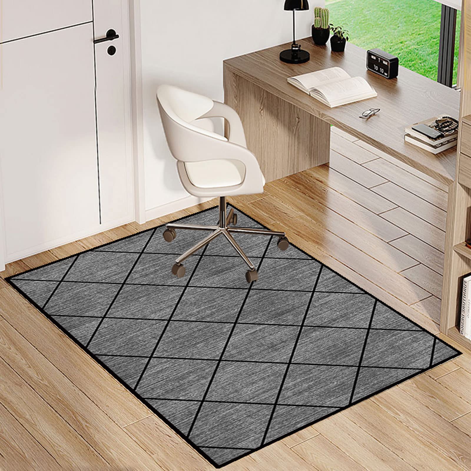 Tapis de chaise roulette protection sol dur parquet lino bureau maison